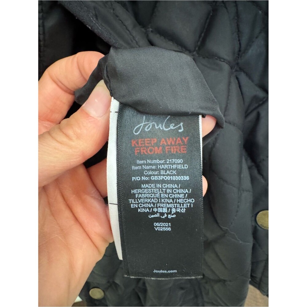 Joules Harthfield Reversible Long Jacket Women's 4 Small - Picture 5 of 11